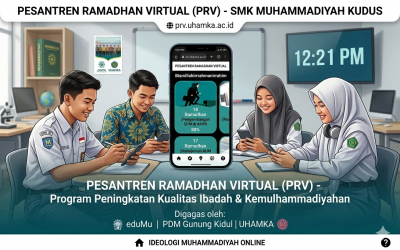 Ramadan Lebih Bermakna! Warga SMK Muhammadiyah Kudus Perkuat Akidah Lewat Pesantren Ramadan Virtual