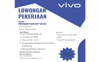 Lowongan pekerjaan Promotor VIVO